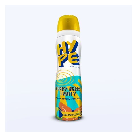Hype Berry Berry Fruity Body Spray, For Women, 150ml
