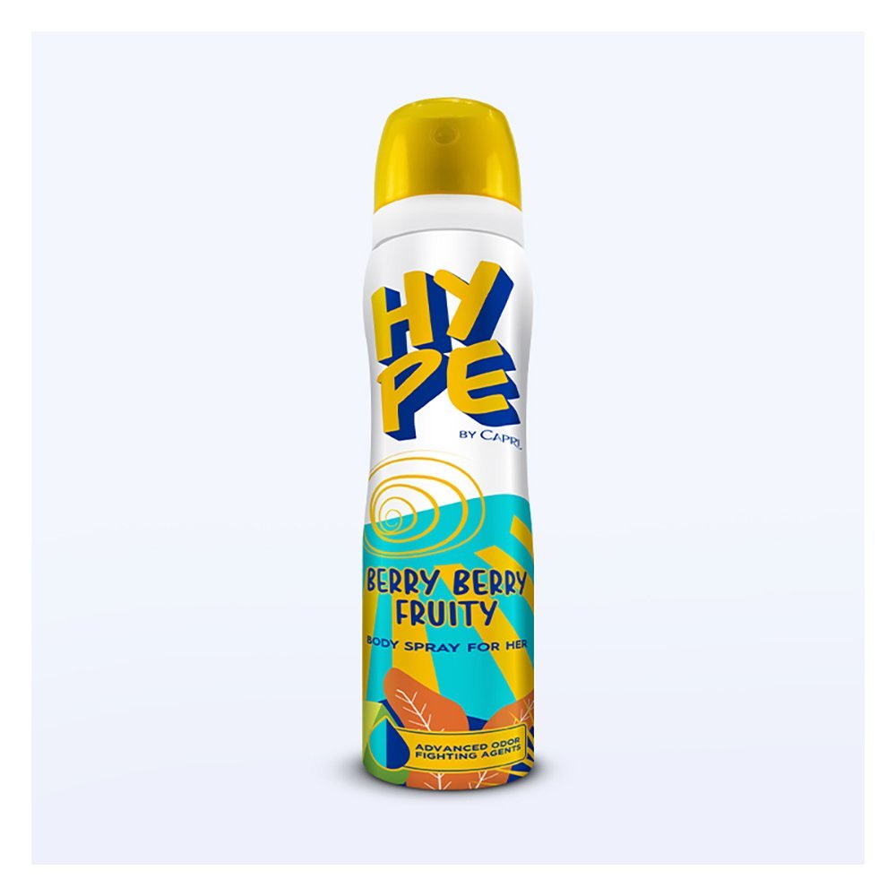 Hype Berry Berry Fruity Body Spray, For Women, 150ml