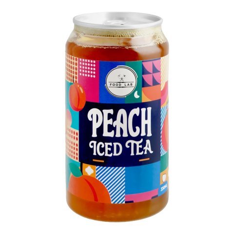 Food Lab Peach Ice Tea Can, 330ml