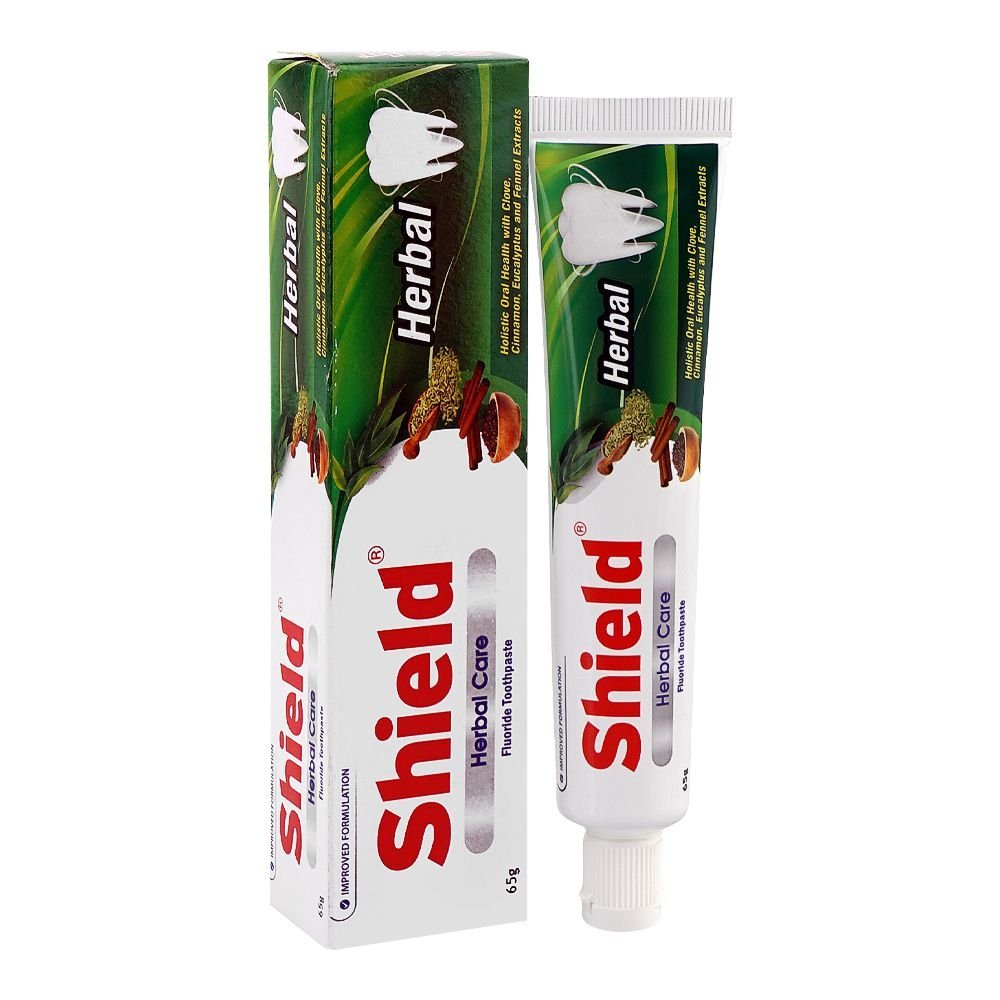 Shield Herbal Care Herbal Flouride Toothpaste, 65g