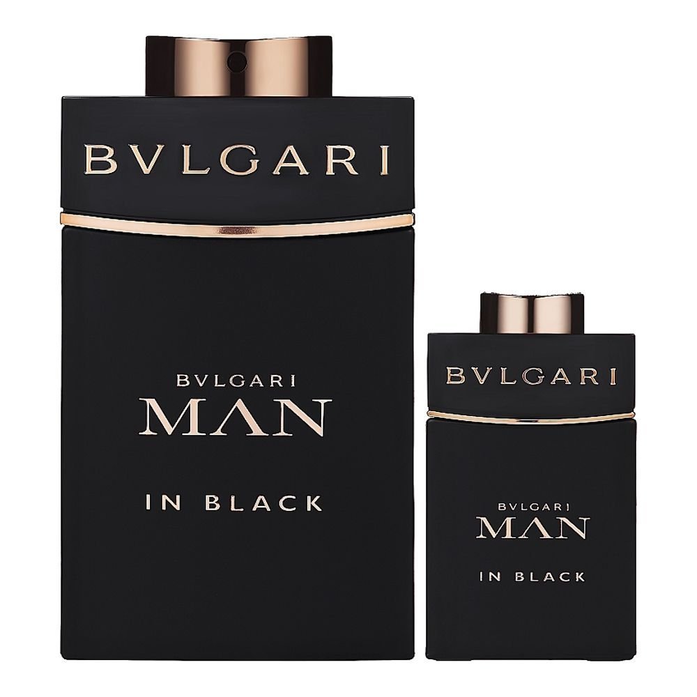Bvlgari Man In Black Gift Set, Eau de Parfum 100ml & 15ml, 2-Pack