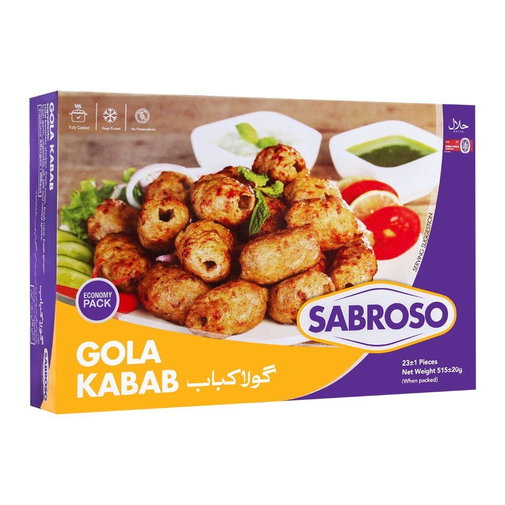 Sabroso Gola Kabab, Chicken, 23 Pieces, 515g