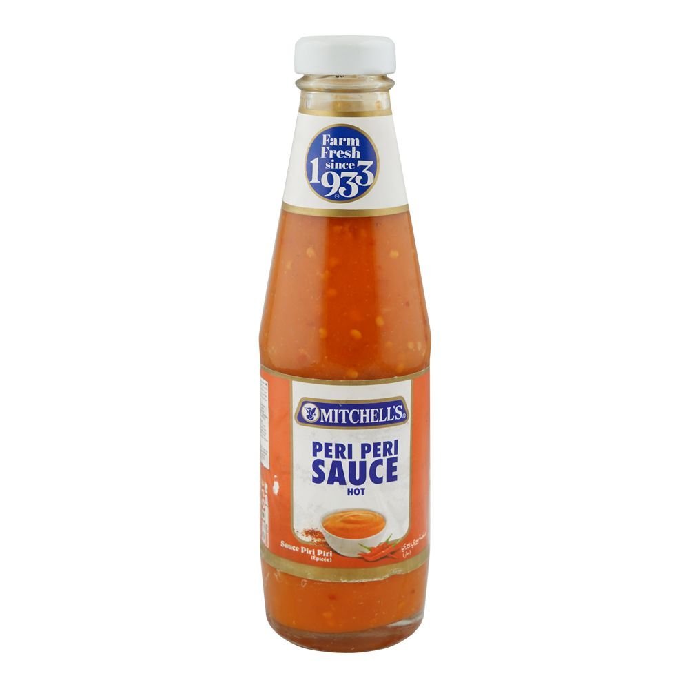 Mitchell's Peri Peri Sauce, Hot, 260g Bottle