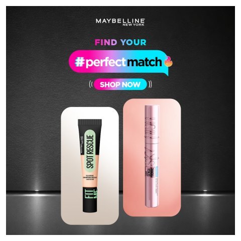 Luminous & Lifted Lashes Set - ( Fit Me Spot Rescue Concealer 10 & Sky High Mascara 02 Very Black)
