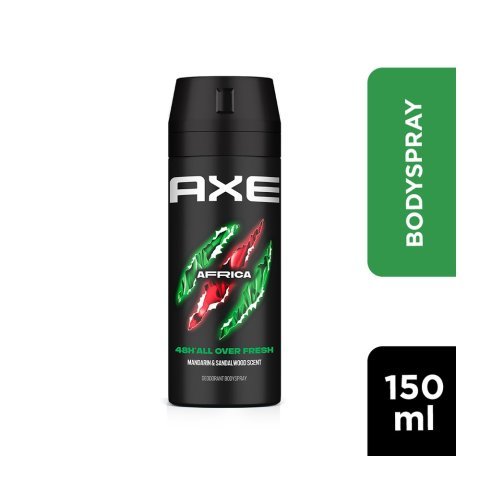 Axe Africa Mandarin & Sandal Wood Scent 48H All Over Fresh Deodorant Body Spray, For Men, 150ml