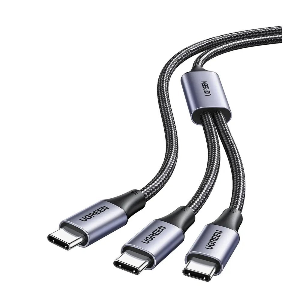 UGreen 2-In-1 Universal Fast Charging Cable, USB-C To Dual USB-C, 140W, 75733