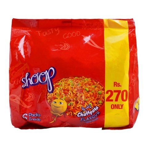 Shan Shoop Noodles Chattpata, 6 X 50g