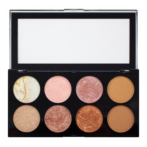 Makeup Revolution Golden Sugar Blush Palette, 8 Shades