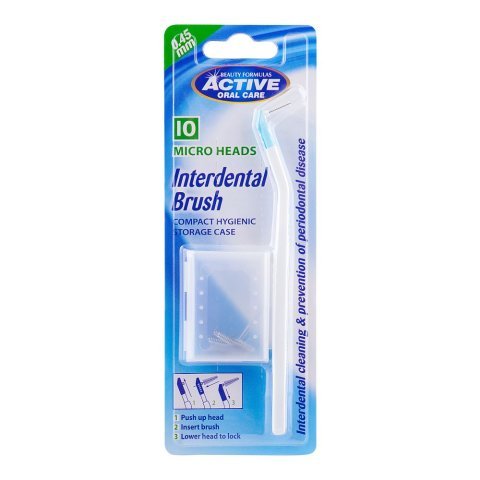 Beauty Formulas Active Oral Care Interdental Brushes, 0.45mm, 10-Pack