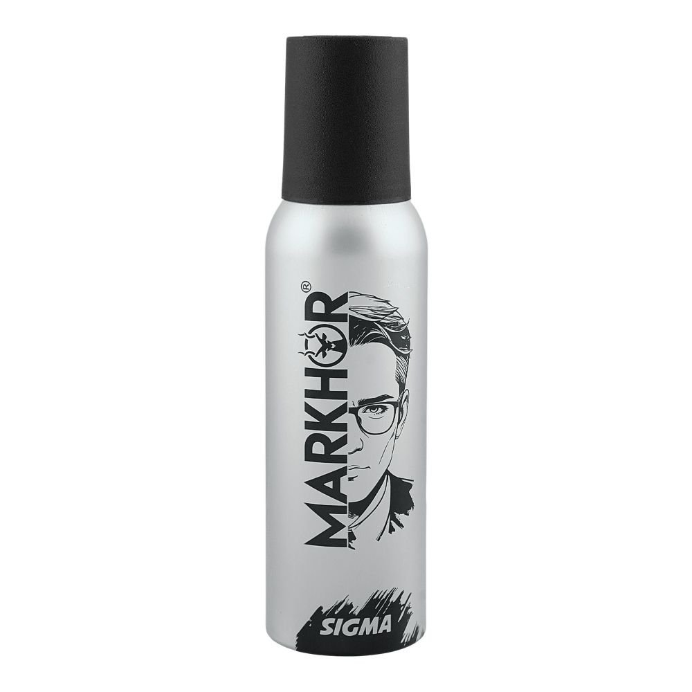 Markhor Sigma No Gas Deodorant Body Spray, For Men, 120ml