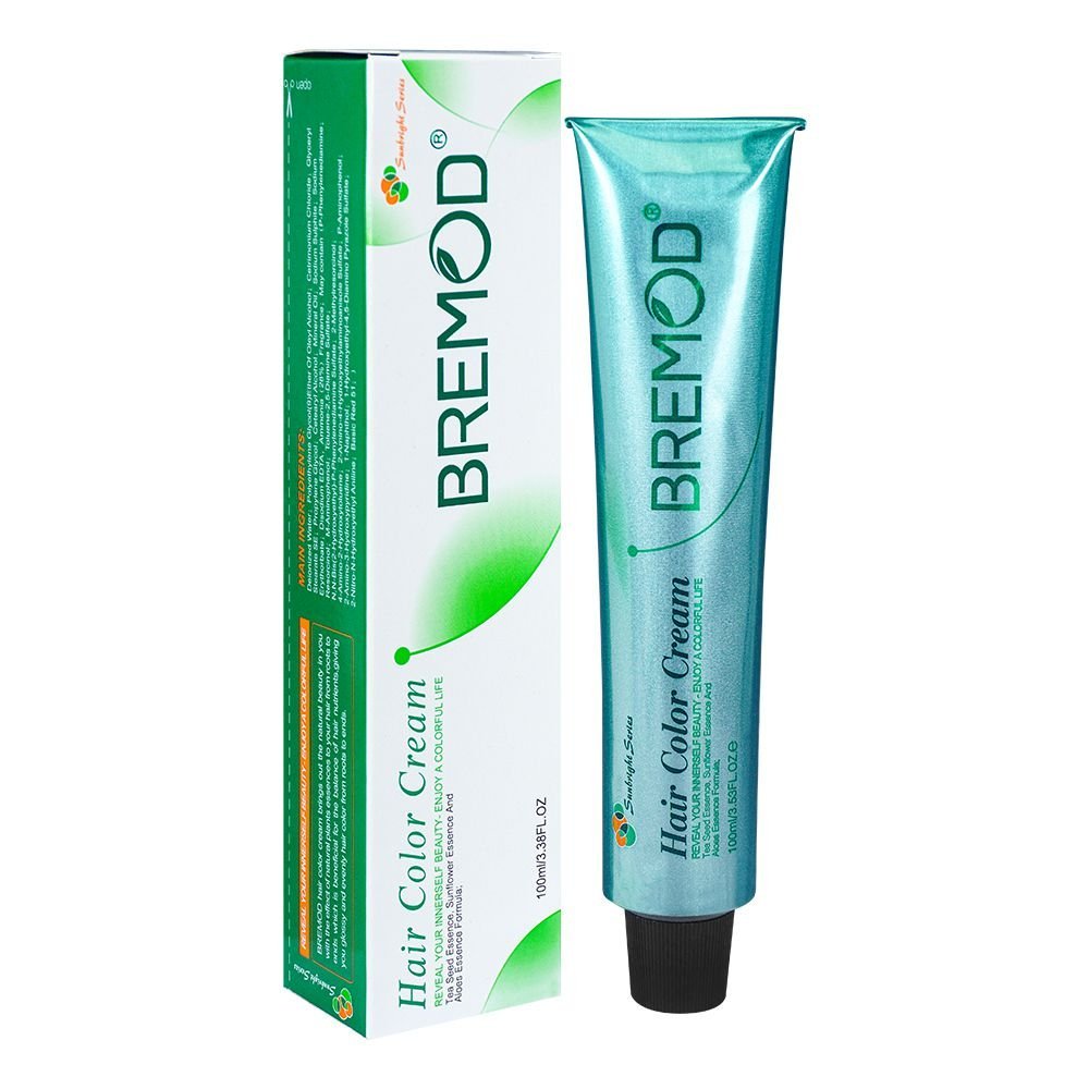 Bremod Hair Color Cream, 4/0 Medium Brown, 100ml