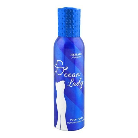 Hemani Ocean Lady Perfumed Deodorant Body Spray, For Women, 200ml