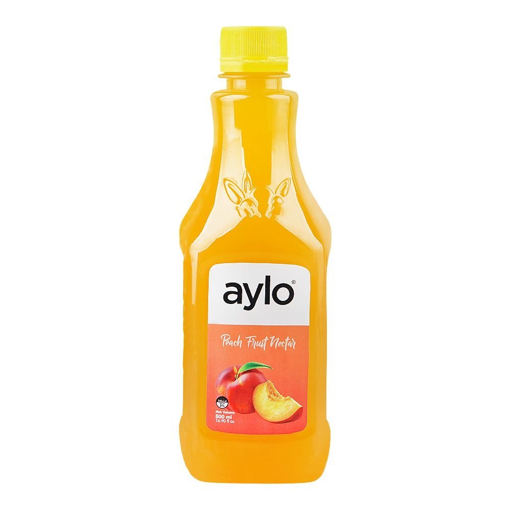 Aylo Peach Nectar Fruit Juice Drink, 500ml Bottle