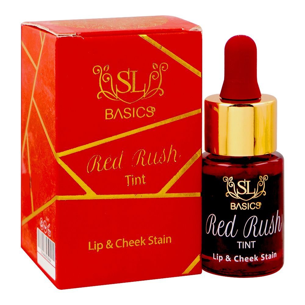SL Basics Lip + Cheek Stain Red Rush Tint, 10ml