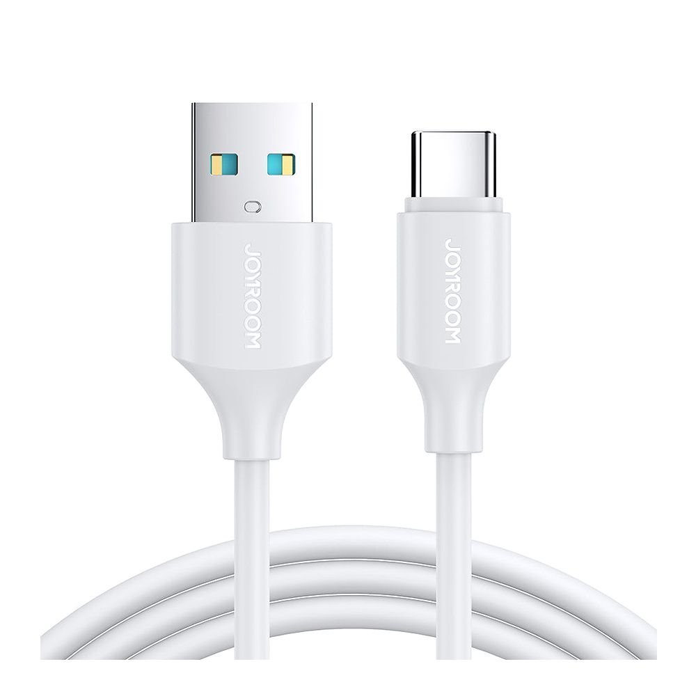 Joyroom Fast Charging Data Cable, 3A, USB-A To Type-C, 1-Meter, White, S-A9