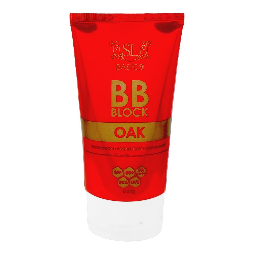 SL Basics BB Block Oat, Niacinamide, Vitamin E, For All Types Of Skin, 50g