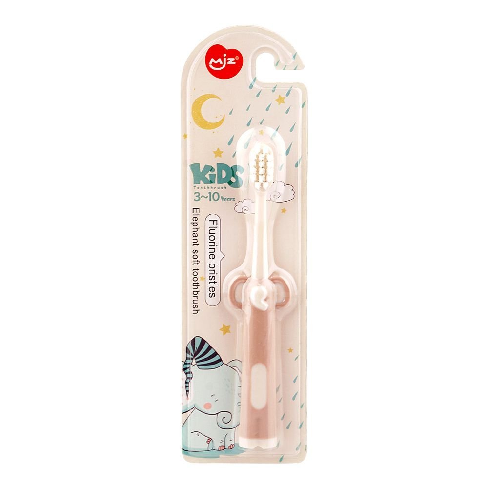 Mjz Kids Elephant Toothbrush, For 3 To 10 Years, Soft, 355